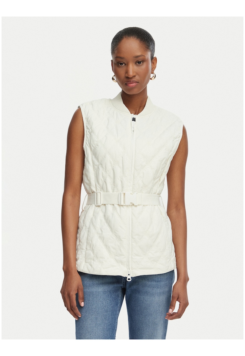 Vesta dama - colectia North Sails X Guess - matlasata - alb/bej - material sintetic