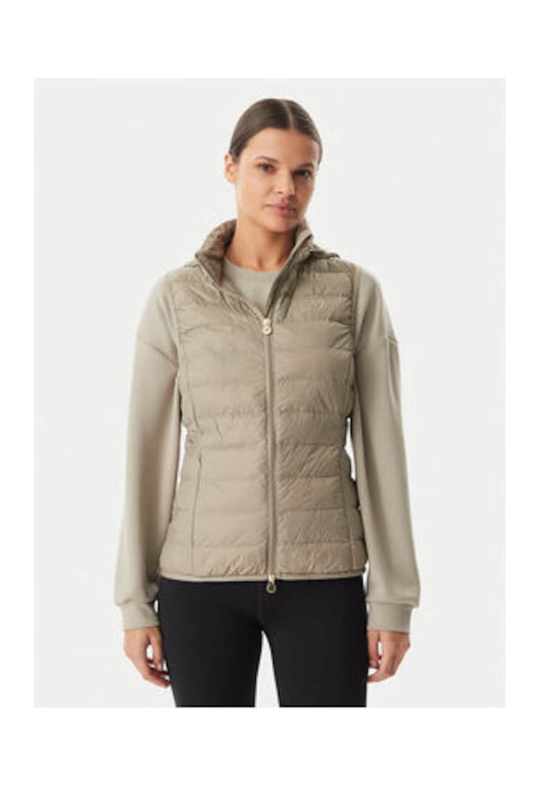 Vesta de dama - Emporio Armani - bej - nylon - croiala regular fit