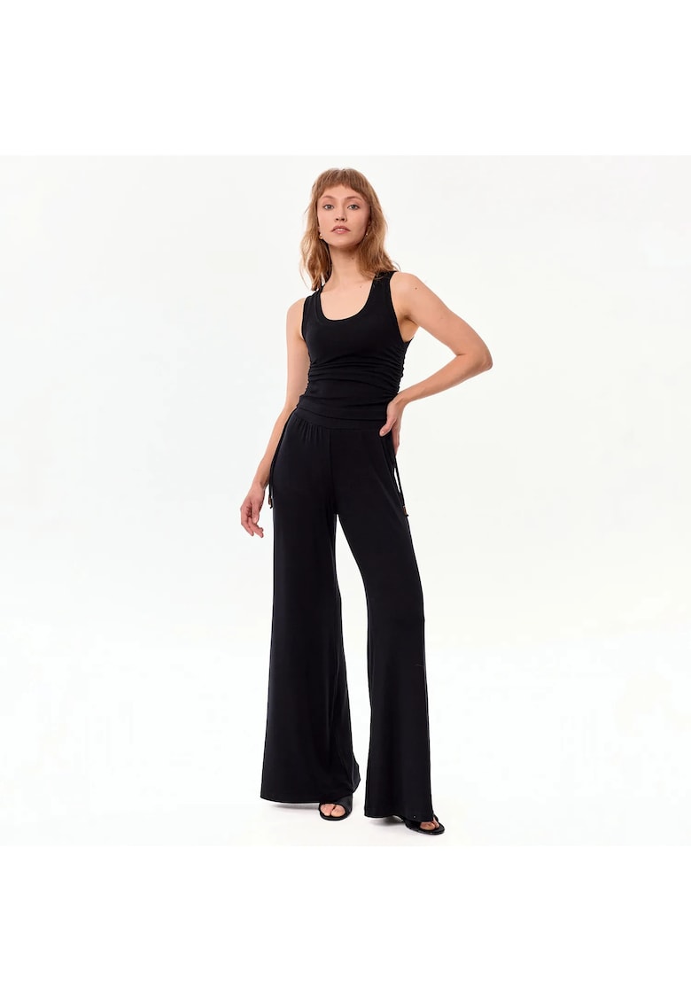 Pantaloni evazati Ivy - Negru