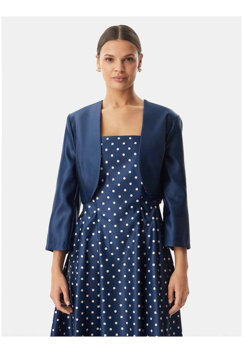 Bolero dama - elegant - poliester - Albastru