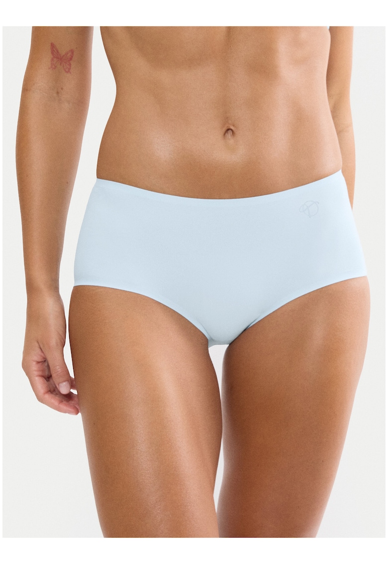 Boxeri dama - albastru - material elastic - finisaj fara cusaturi