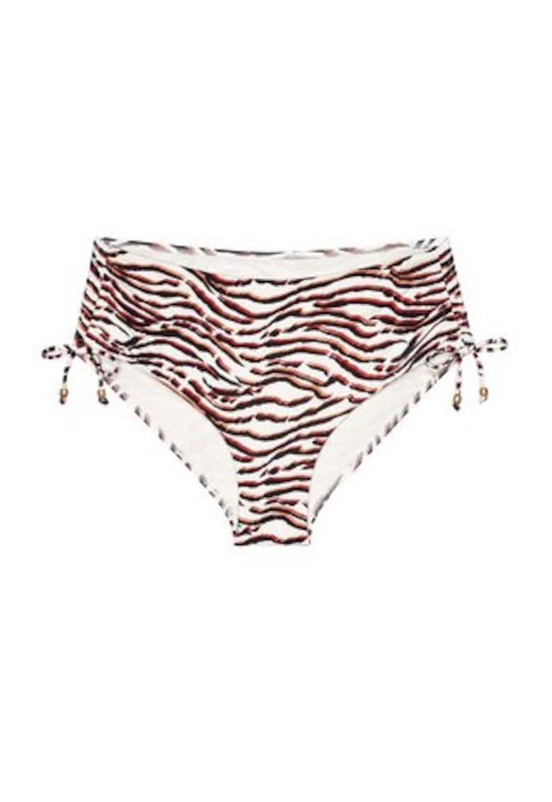 Slip de bikini pentru femei - multicolor - animal print - poliamida si elastan