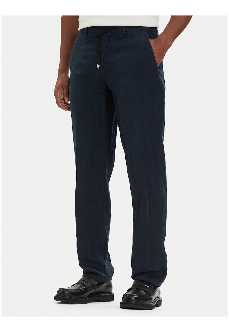 Pantaloni Chino Barbati - Regular fit - Alb/Negru/Albastru