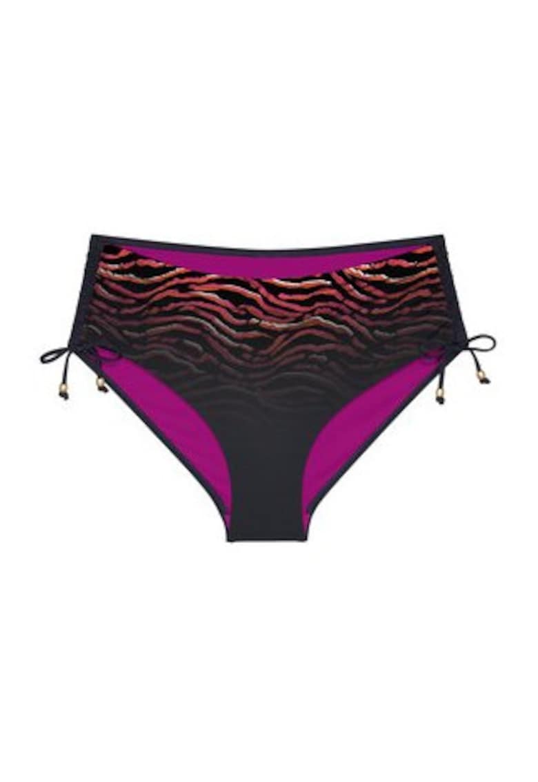 Slip de bikini dama - multicolor - animal print - poliamida/elastan -