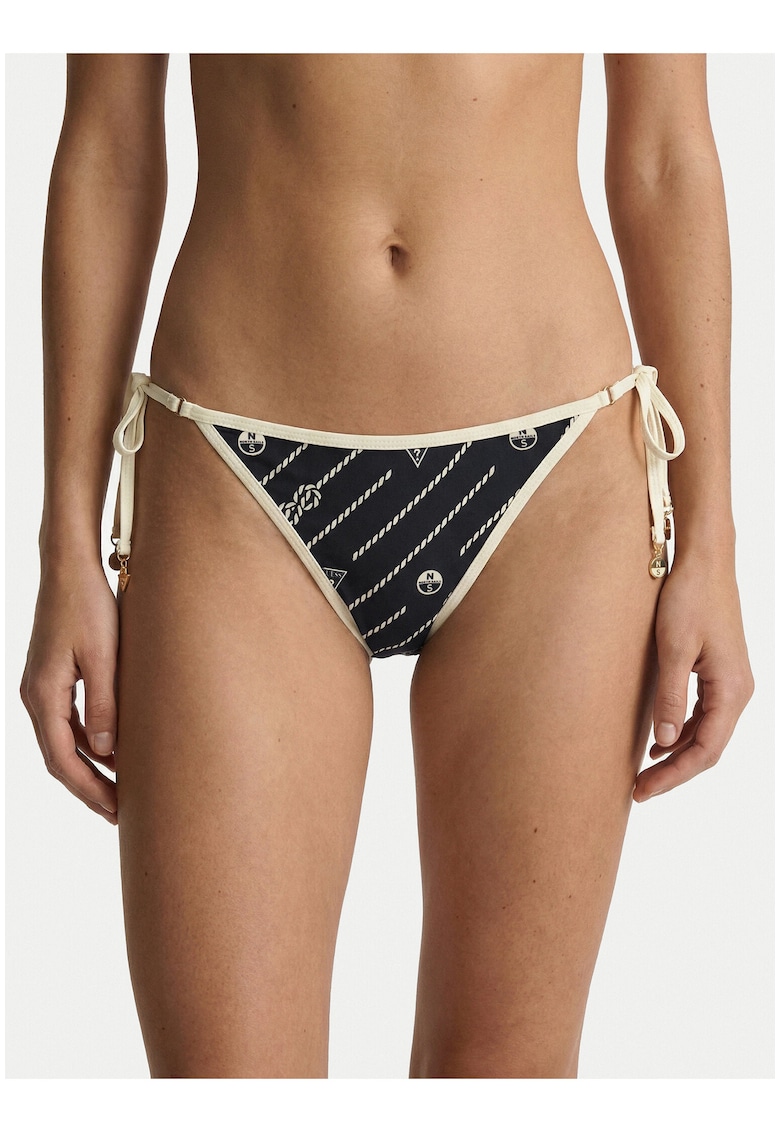 Slip de baie Dama - albastru - croiala clasica - material elastic - set versatil