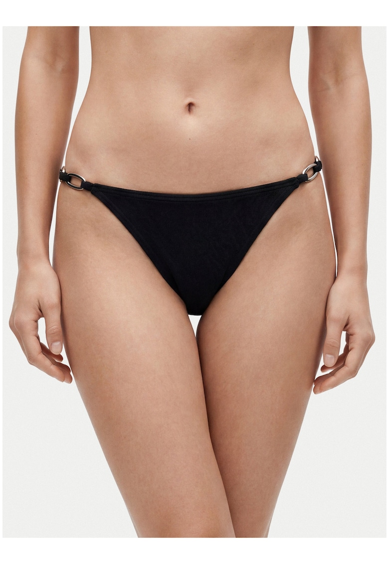 Slip de bikini dama - negru - material sintetic - croiala clasica
