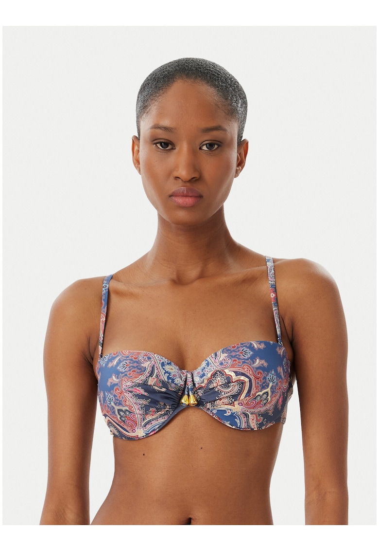 Costum de baie dama - multicolor - material sintetic - imprimeu grafic