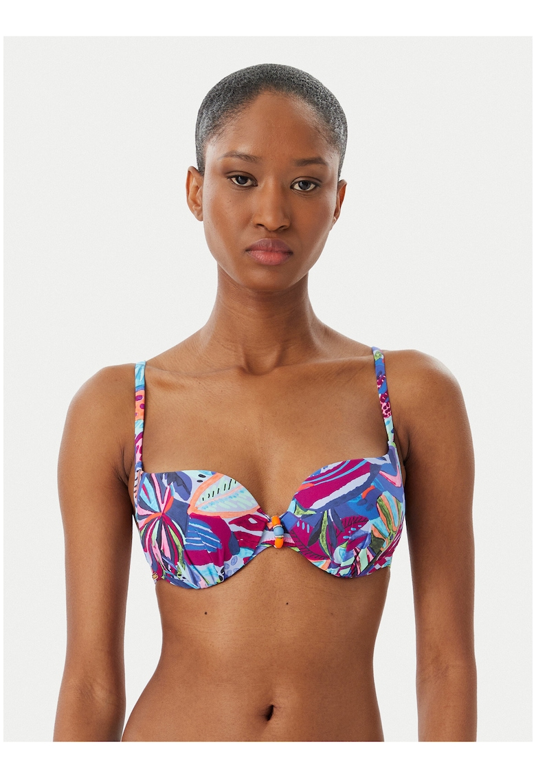 Top bikini femei - multicolor - material sintetic