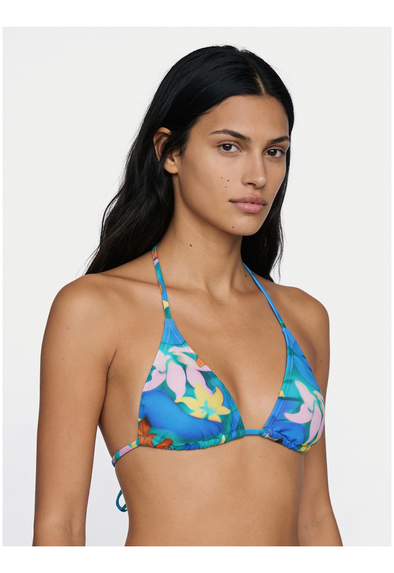 Sutien de bikini - multicolor - material elastic - fara balene - set -