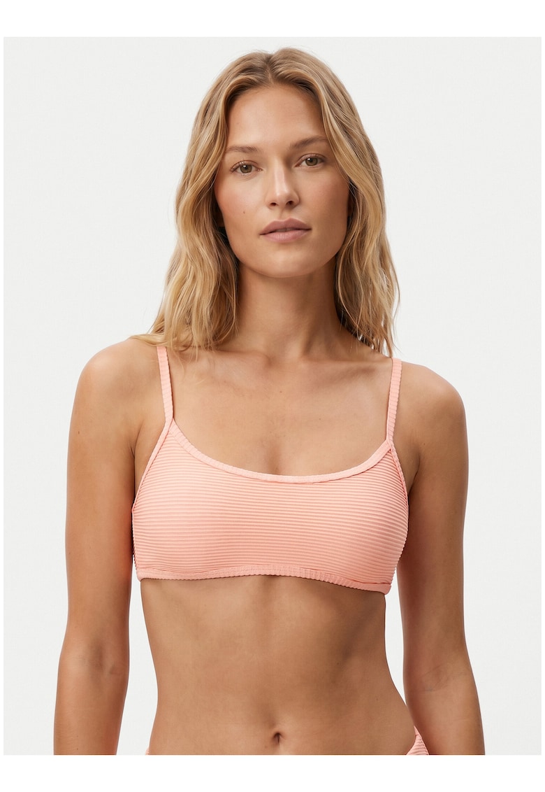 Sutien de bikini - portocaliu - material reciclat