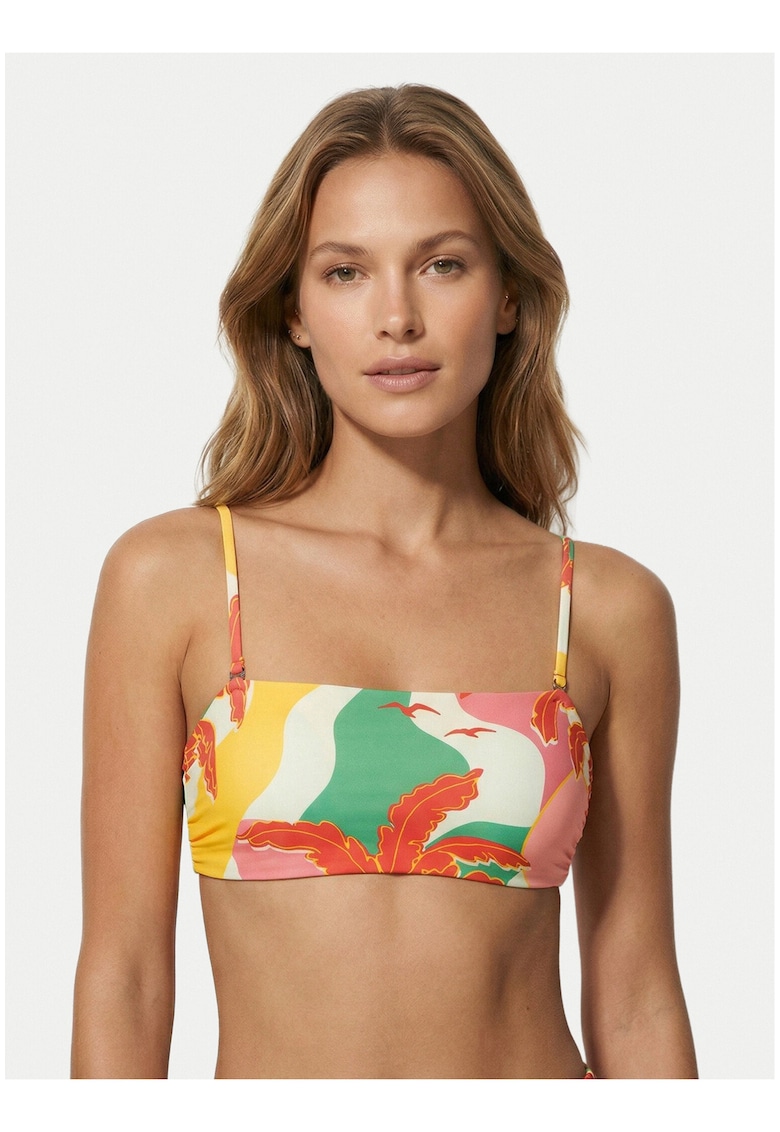 Top bikini de dama - reversibil - multicolor - material sintetic