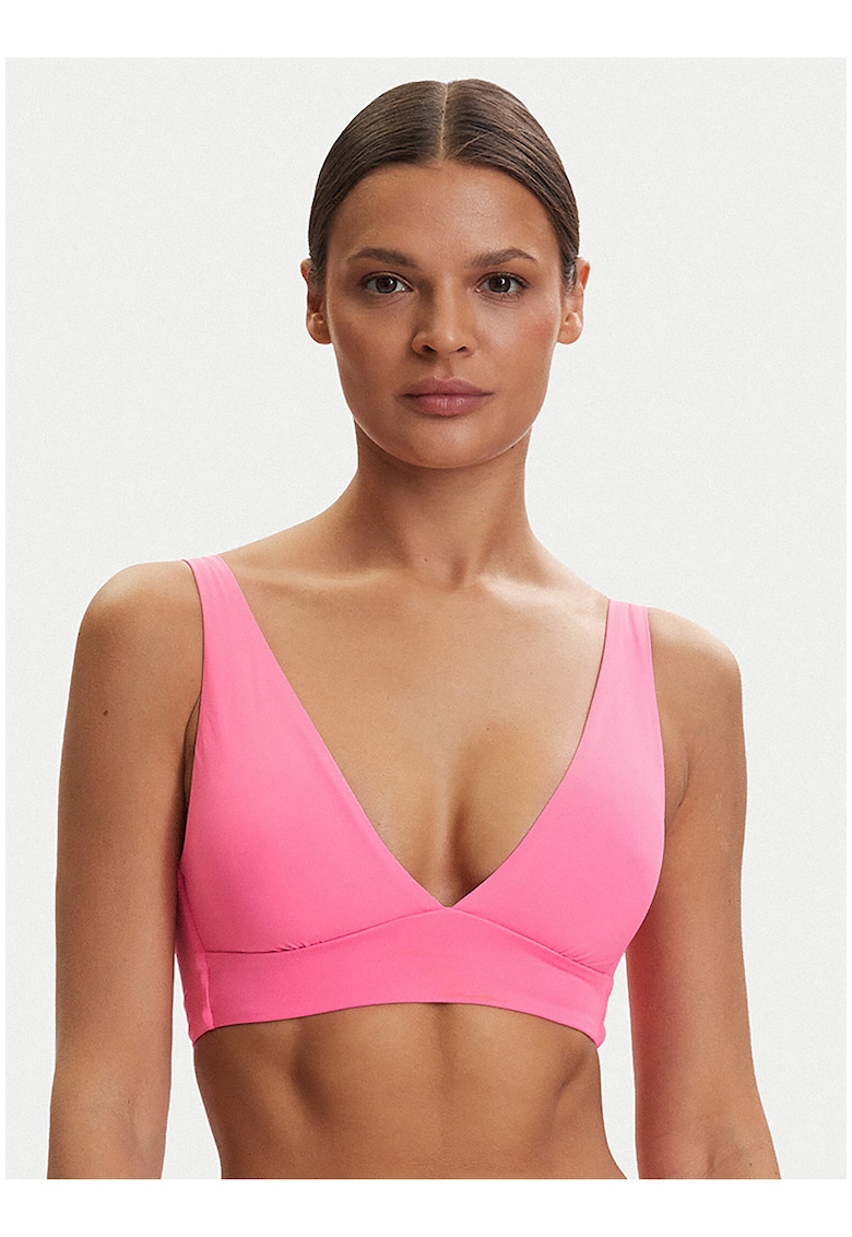 Sutien de bikini - roz - poliester reciclat - elastan