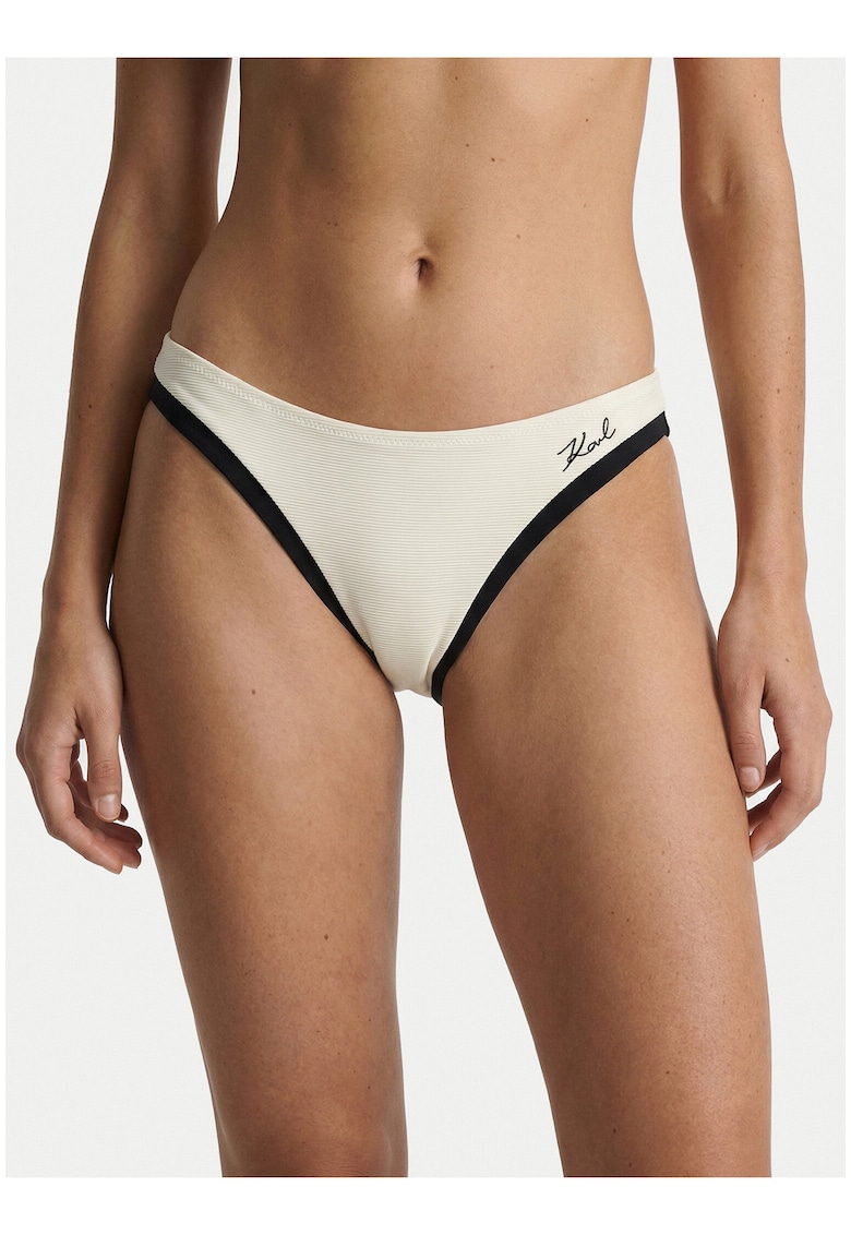 Slip de bikini dama - bej - material elastic