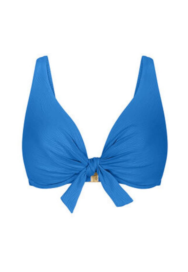 Sutien de bikini pentru femei - albastru - material sintetic - uni - 105C