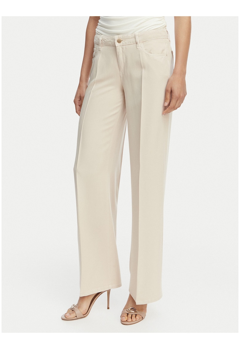 Blugi dama - crem - croiala ampla - lyocell - lungi