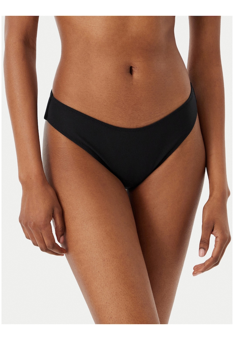 Slip de bikini Dama - negru - material sintetic - croiala clasica -