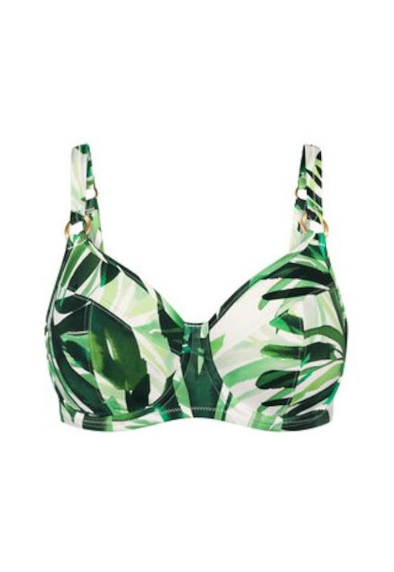 Sutien de bikini dama - verde - grafic - poliamida/elastan - Verde