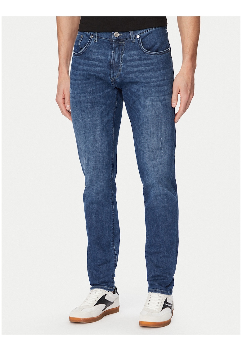 Blugi barbati - albastru - slim fit - conici - bumbac
