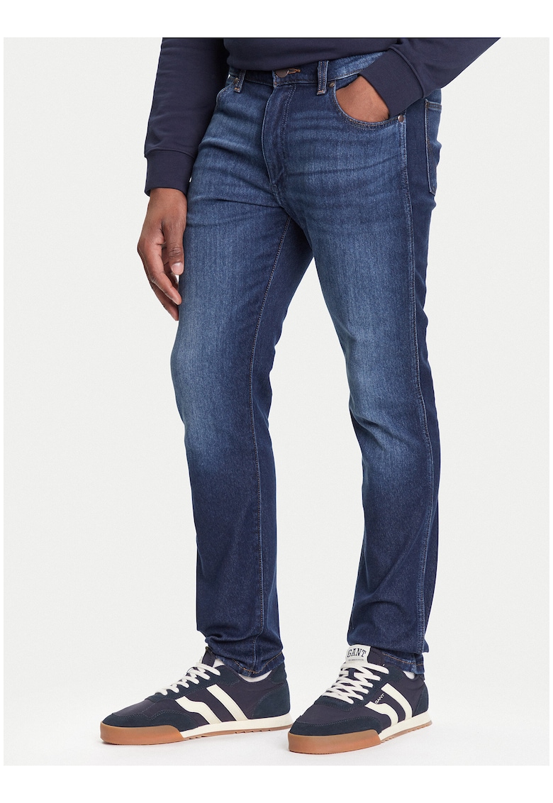 Blugi barbati bumbac slim fit - Albastru