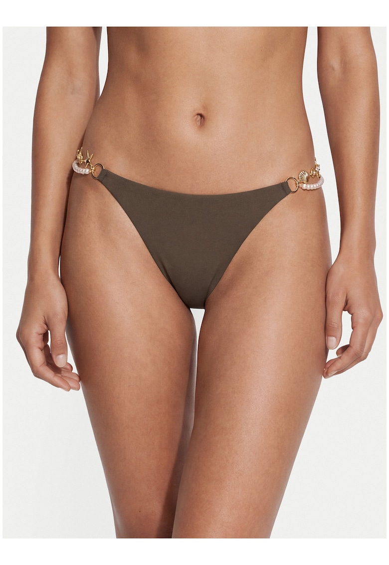 Chilot brazilian - maro - detalii metalice elegante - material elastic