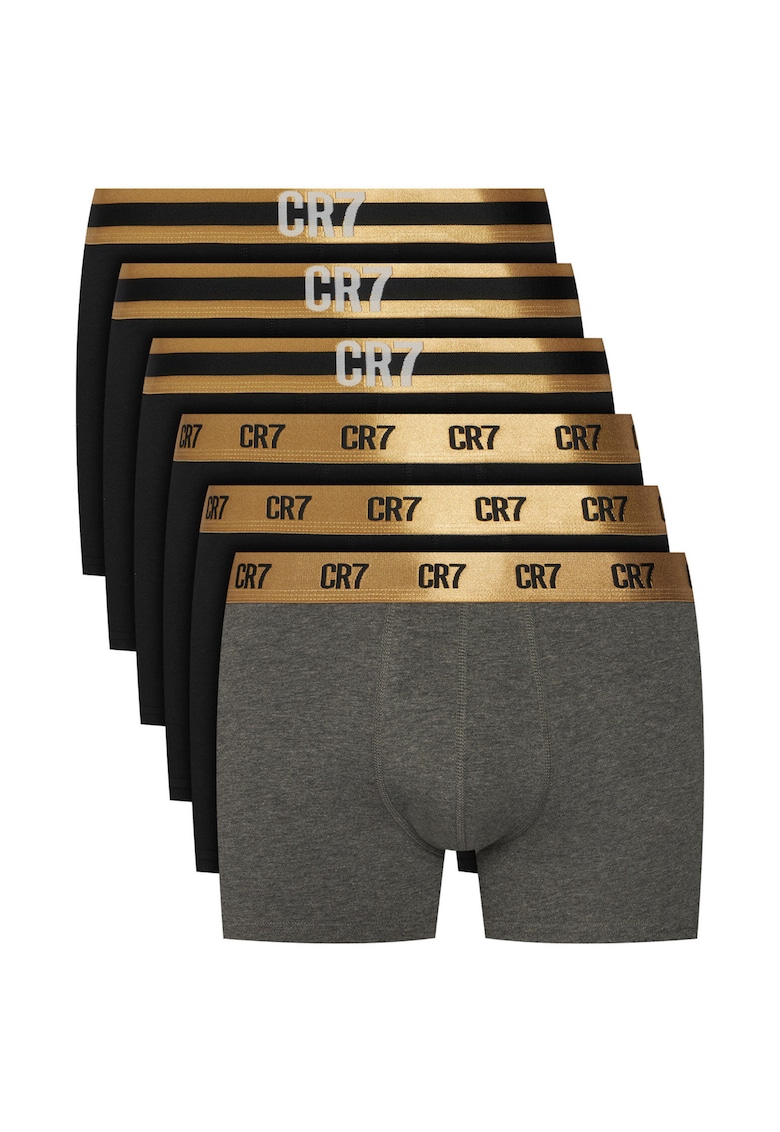 Set boxeri barbati - negru - bumbac - elastic