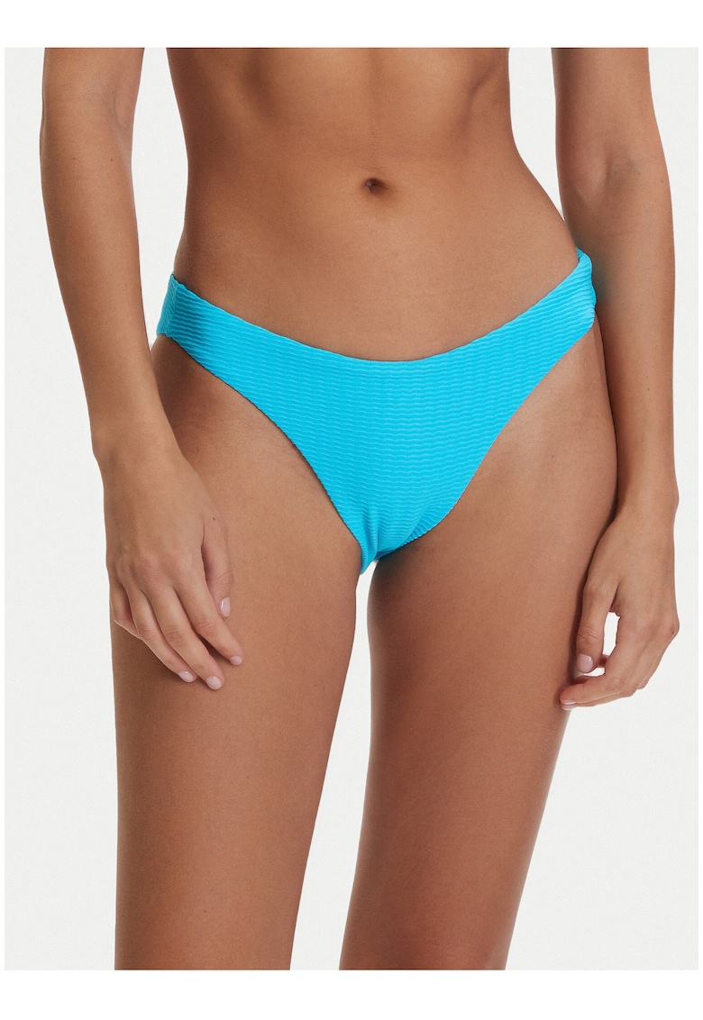 Chilot de bikini - reversibil - albastru - poliamida si elastan