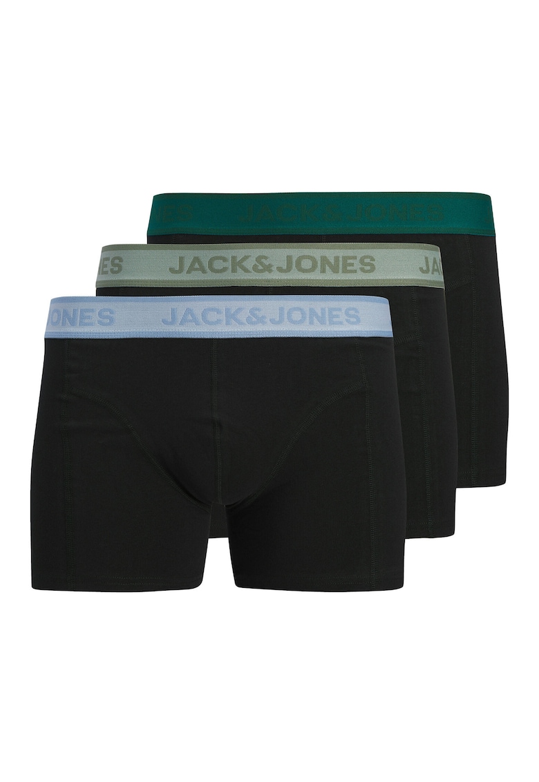 Set boxeri barbati - Jack Jones - negru - bumbac organic