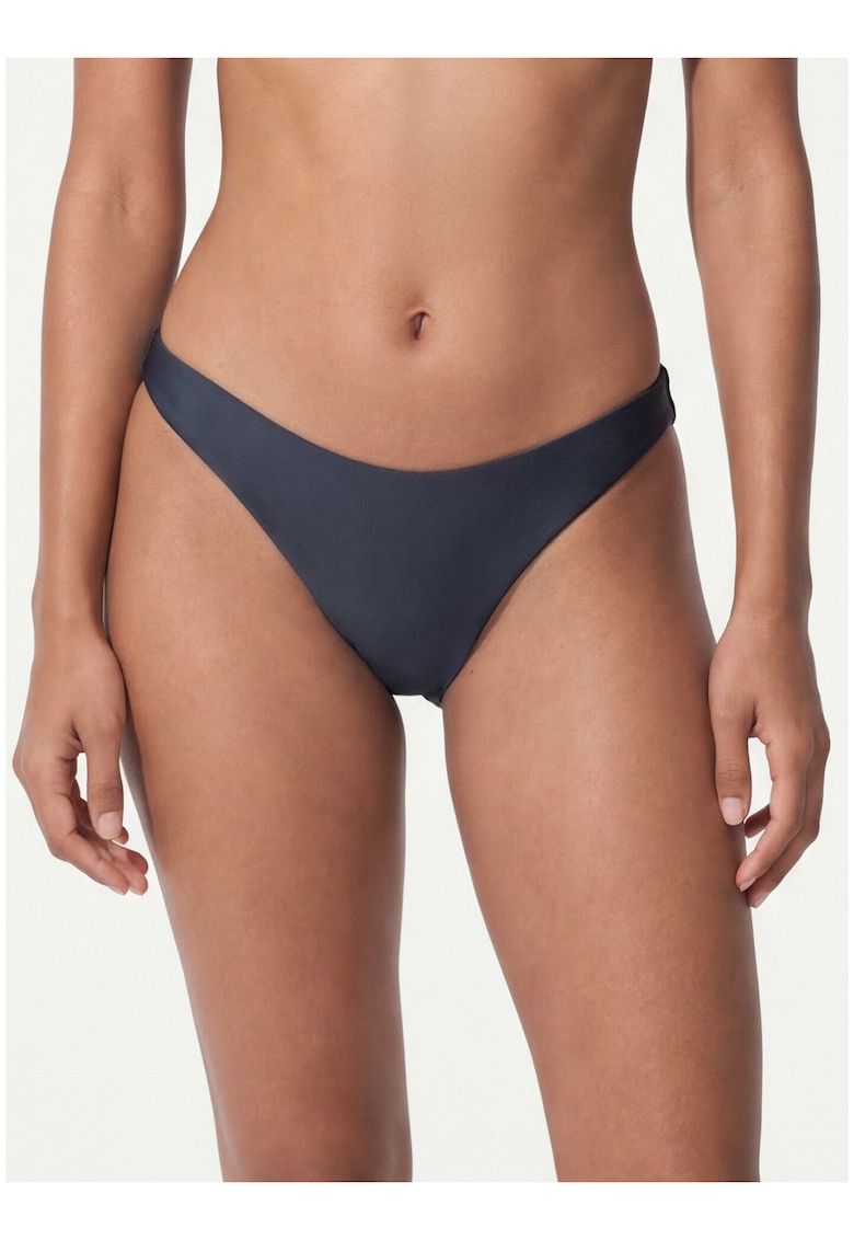 Slip de bikini pentru femei - bleumarin - material elastic - fara inchidere
