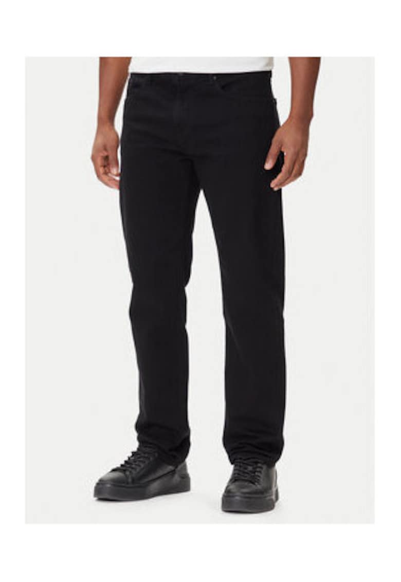 Blugi barbati - bleumarin - croiala skinny - bumbac -