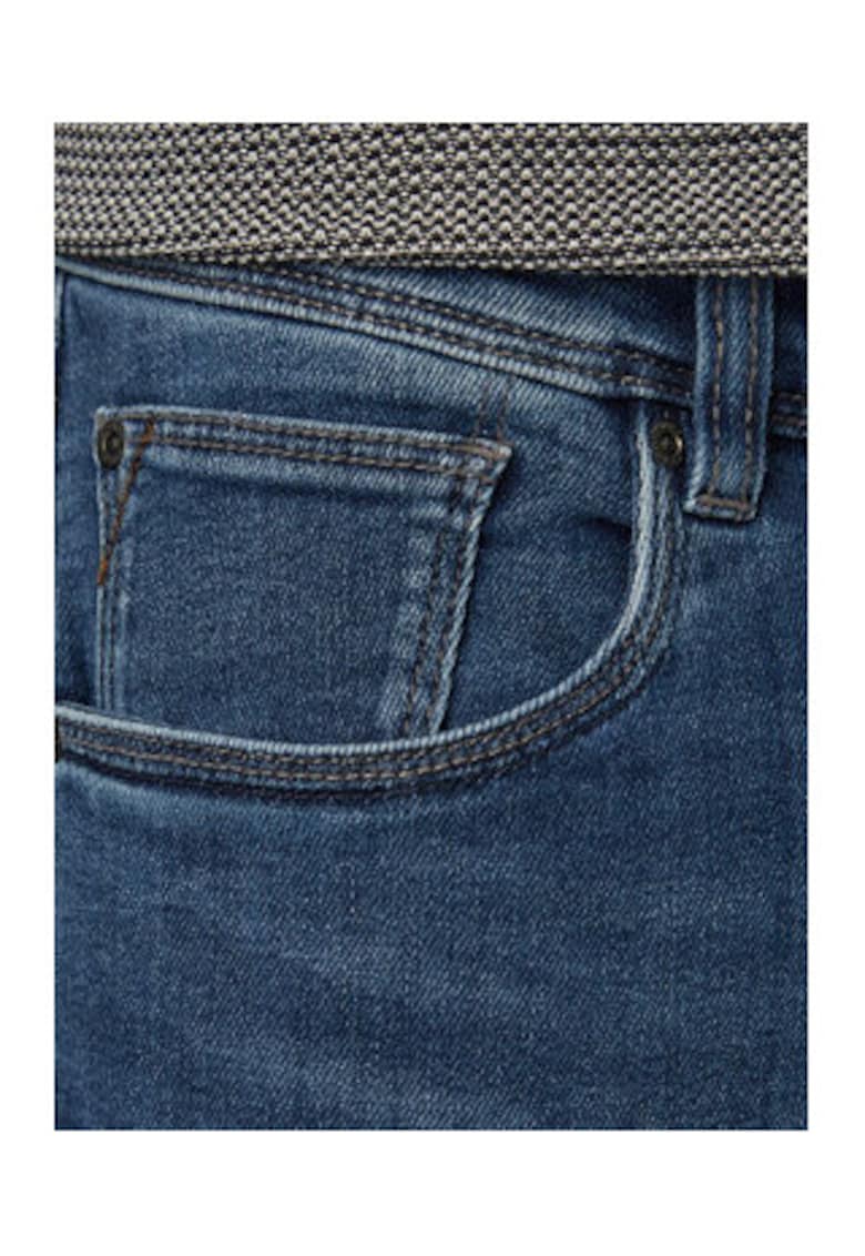 Blugi barbati - skinny - albastru - bumbac|lyocell -