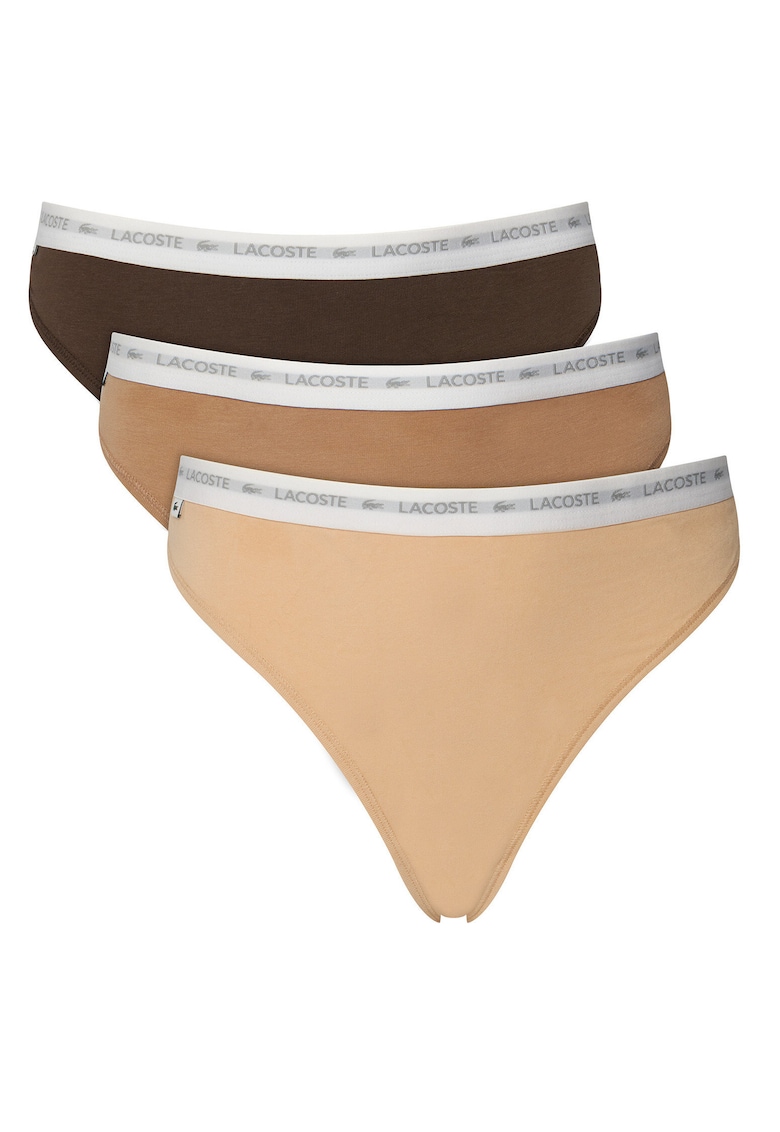 Set de chiloti tanga dama - multicolor - bumbac