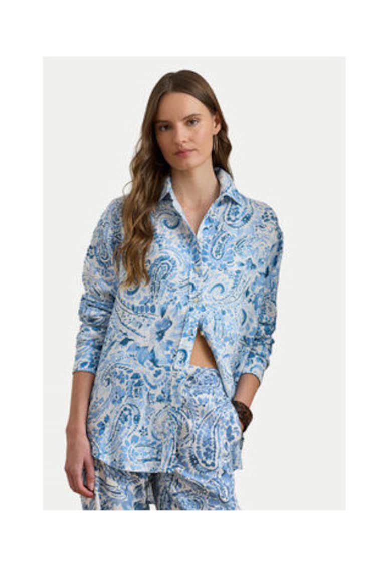 Camasa dama - albastru deschis - casual - 100% in -