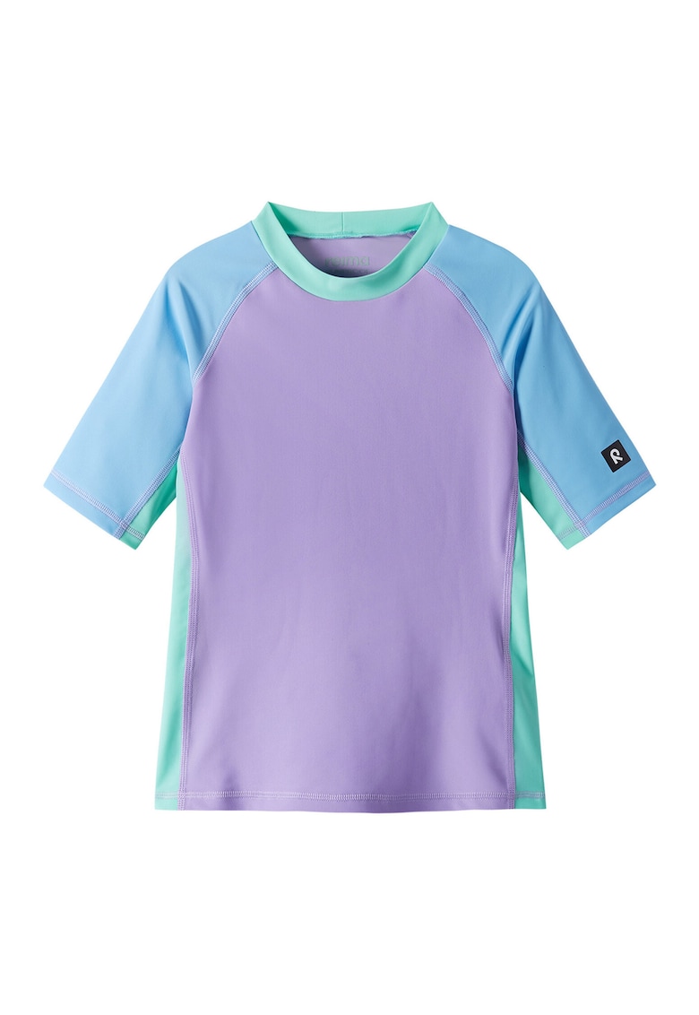 Tricou de inot fete - violet - poliamida - elastan