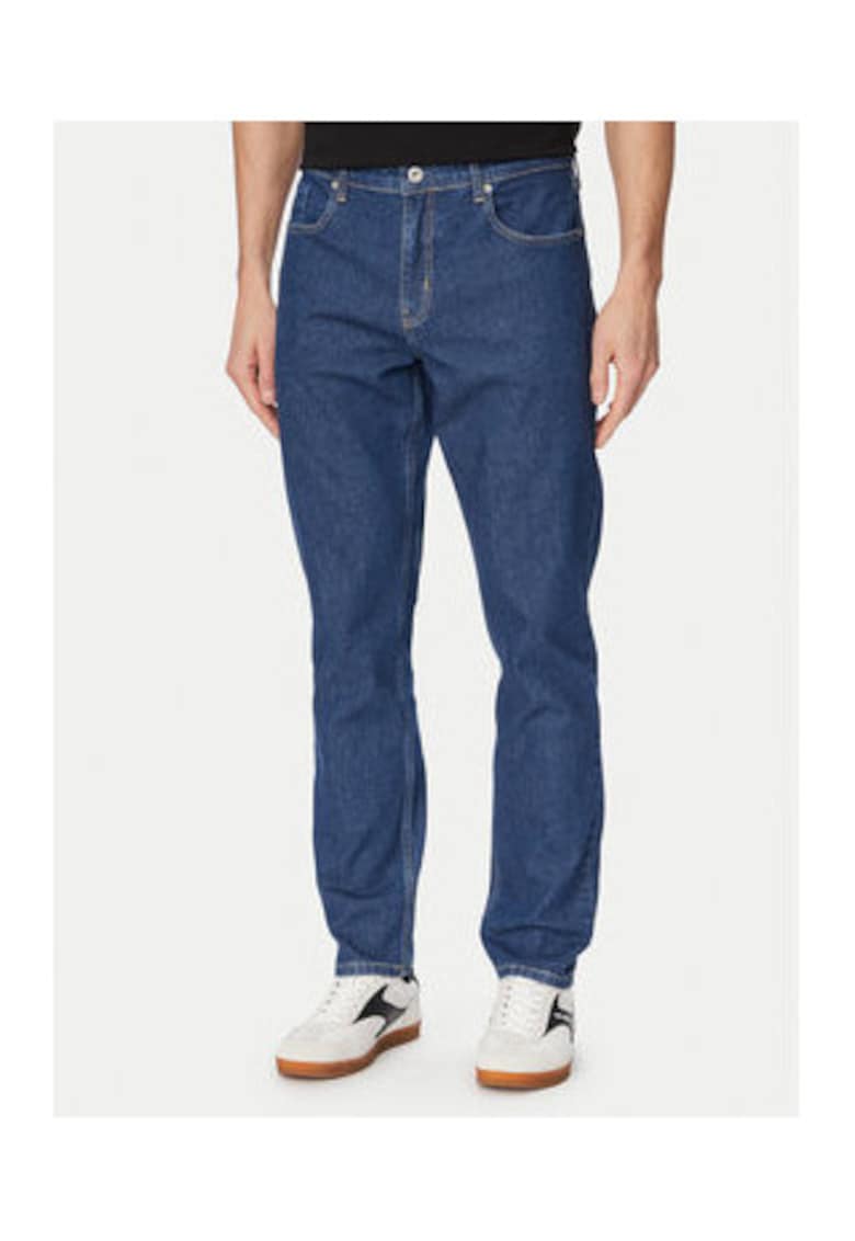 Blugi barbati - skinny - bleumarin - bumbac -