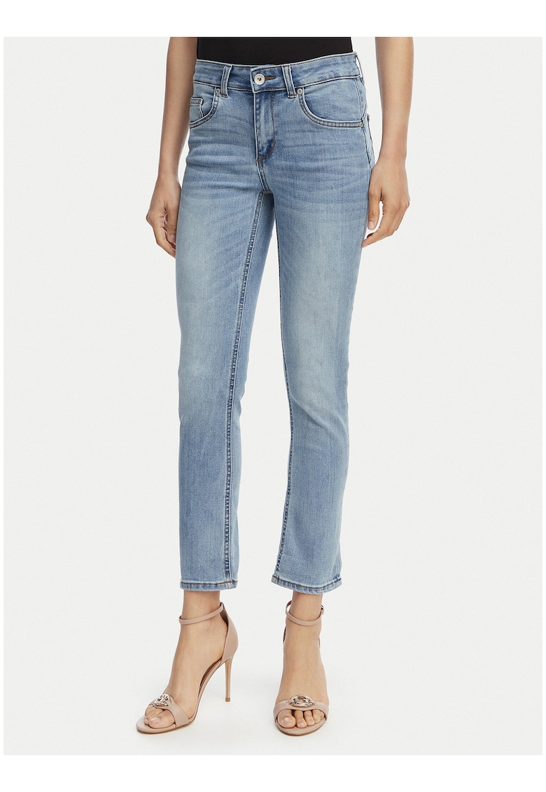 Blugi dama slim fit - albastru - bumbac/sintetic/poliester