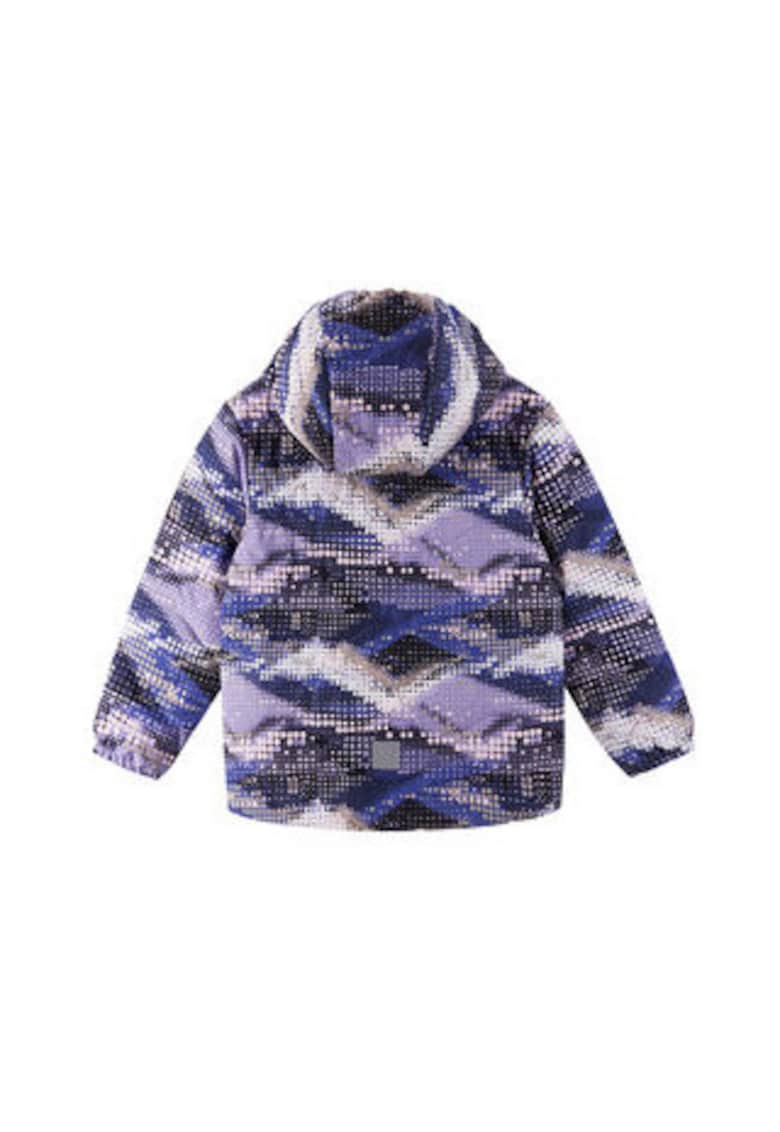 Geaca de puf copii - violet - poliester reciclat - croiala regular fit