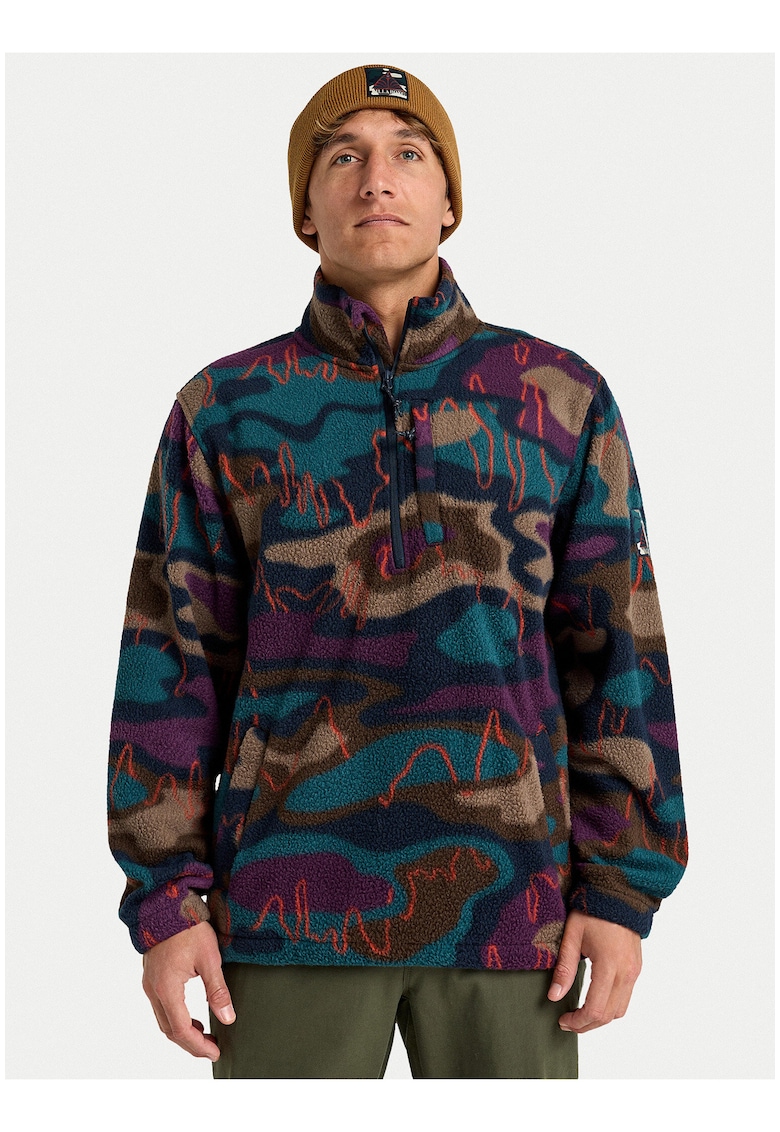 Pulover barbati - multicolor - poliester - croiala regular fit - fara inchidere -