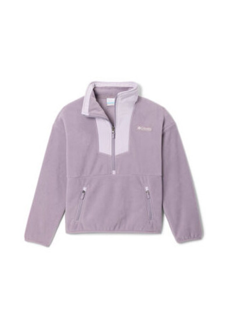 Geaca copii - violet - poliester reciclat - fara inchidere -