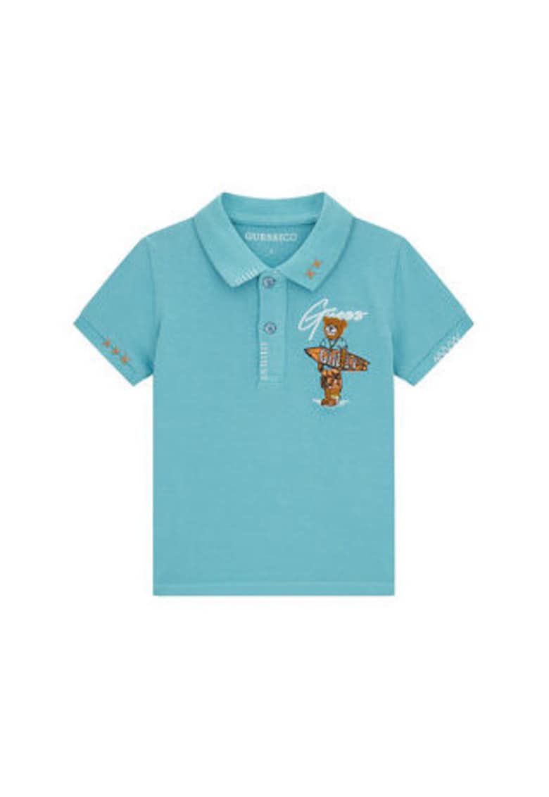 Tricou copii - Albastru - bumbac - maneca scurta