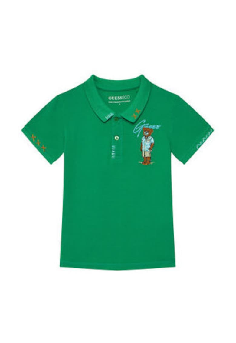 Tricou copii - verde - bumbac - Verde