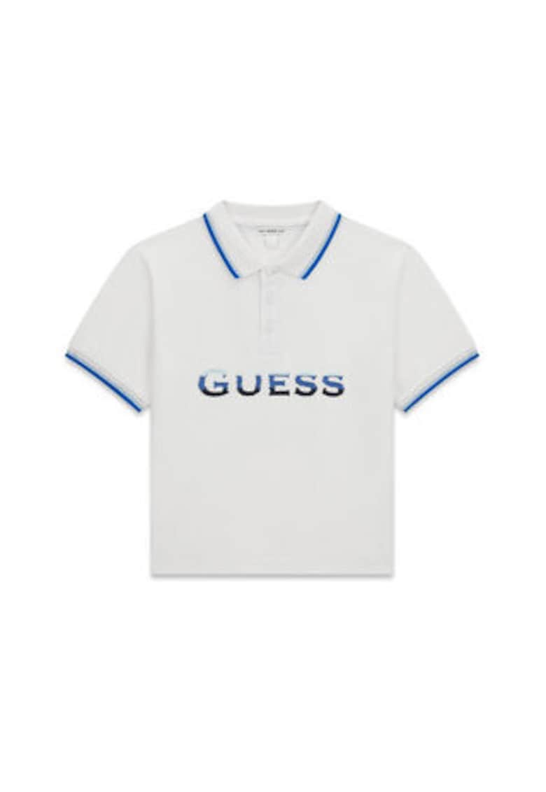 Tricou copii - alb - bumbac - imprimeu grafic -