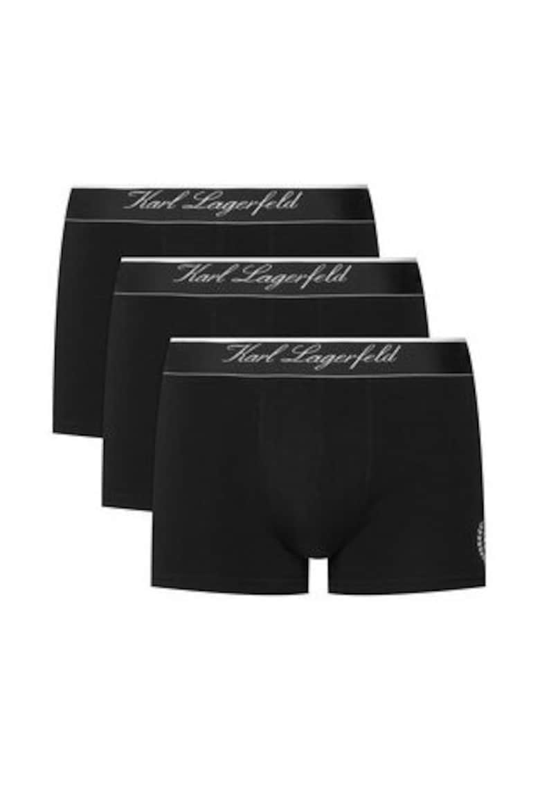 Set boxeri barbati - negru - bumbac organic - 3 piese