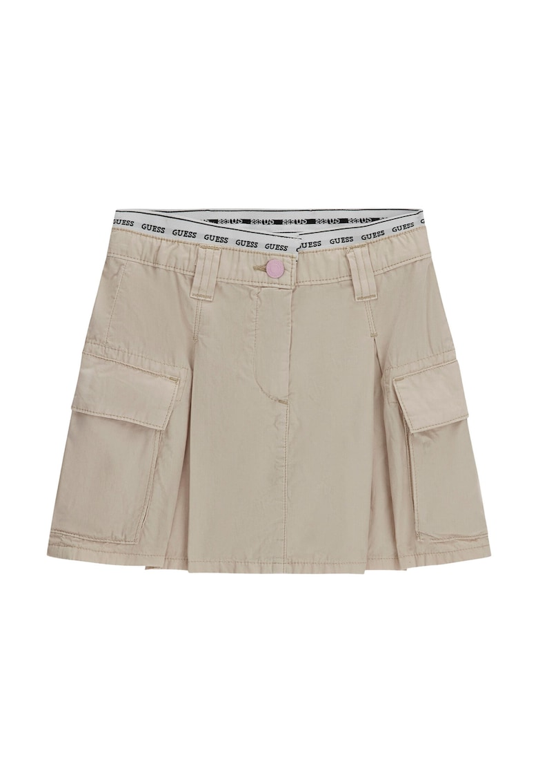 Fusta fetita - bej - bumbac - croiala regular fit