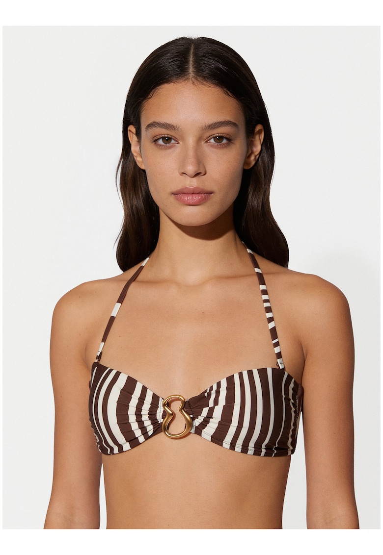 Top bikini dama - maro - material sintetic - imprimeu grafic