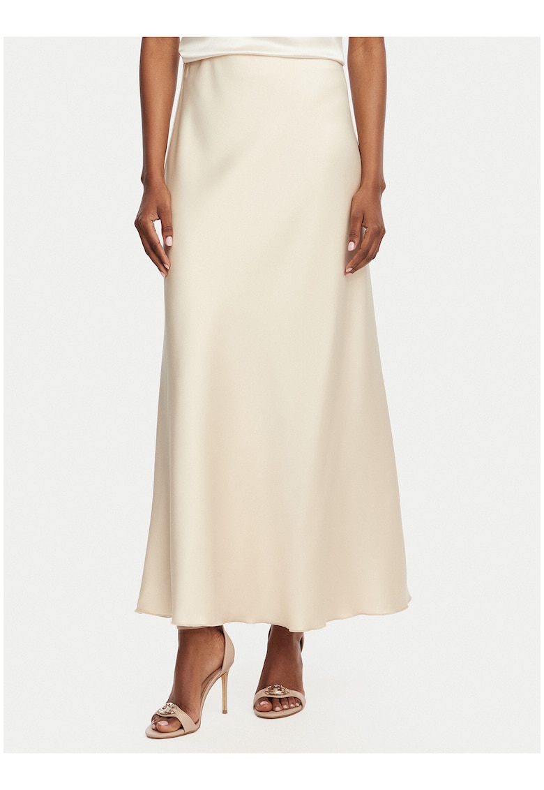 Fusta maxi Dama - bej - poliester - casual