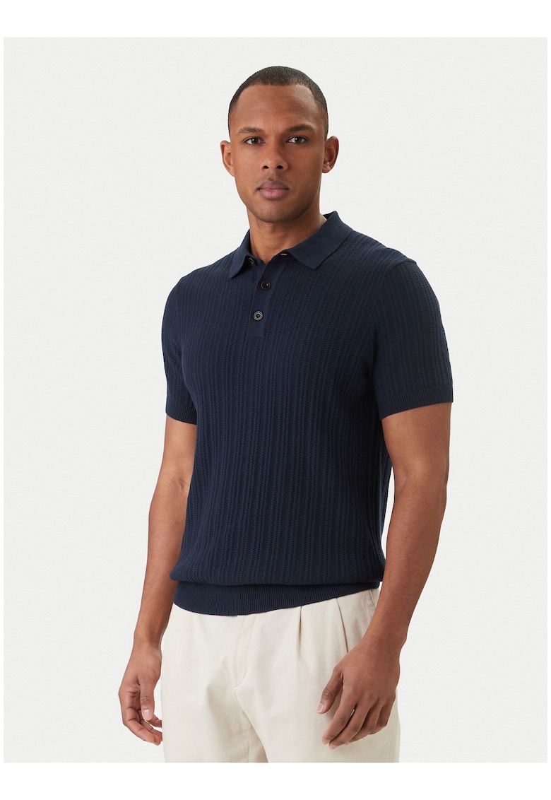 Tricou polo Barbati - Joop Jeans - Albastru - Bumbac - Maneca scurta