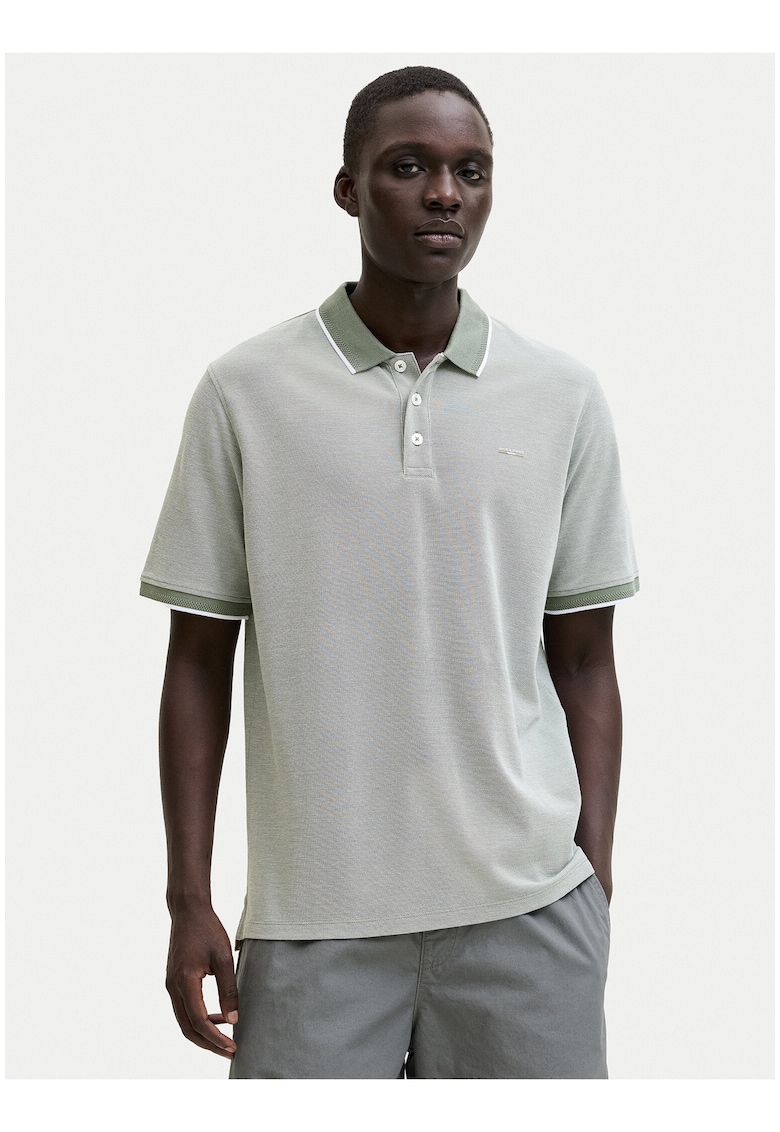 Tricou barbati - verde - bumbac organic - maneca scurta