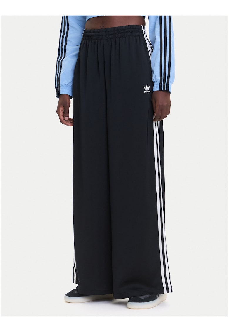 Pantaloni sport dama - negru - poliester reciclat -