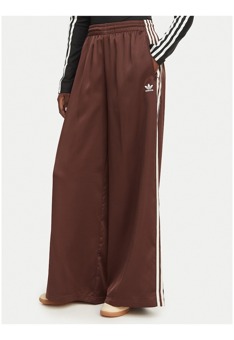 Pantaloni sport dama - maro - poliester reciclat -