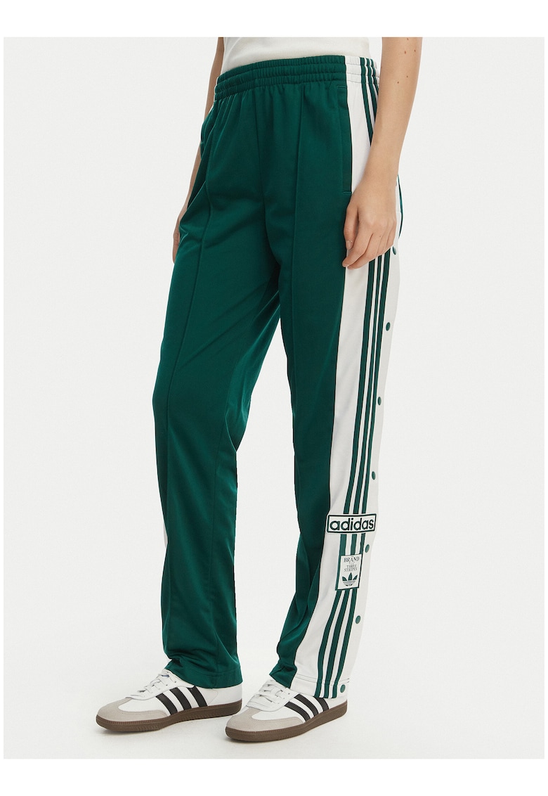 Pantaloni sport dama - verde - poliester reciclat -